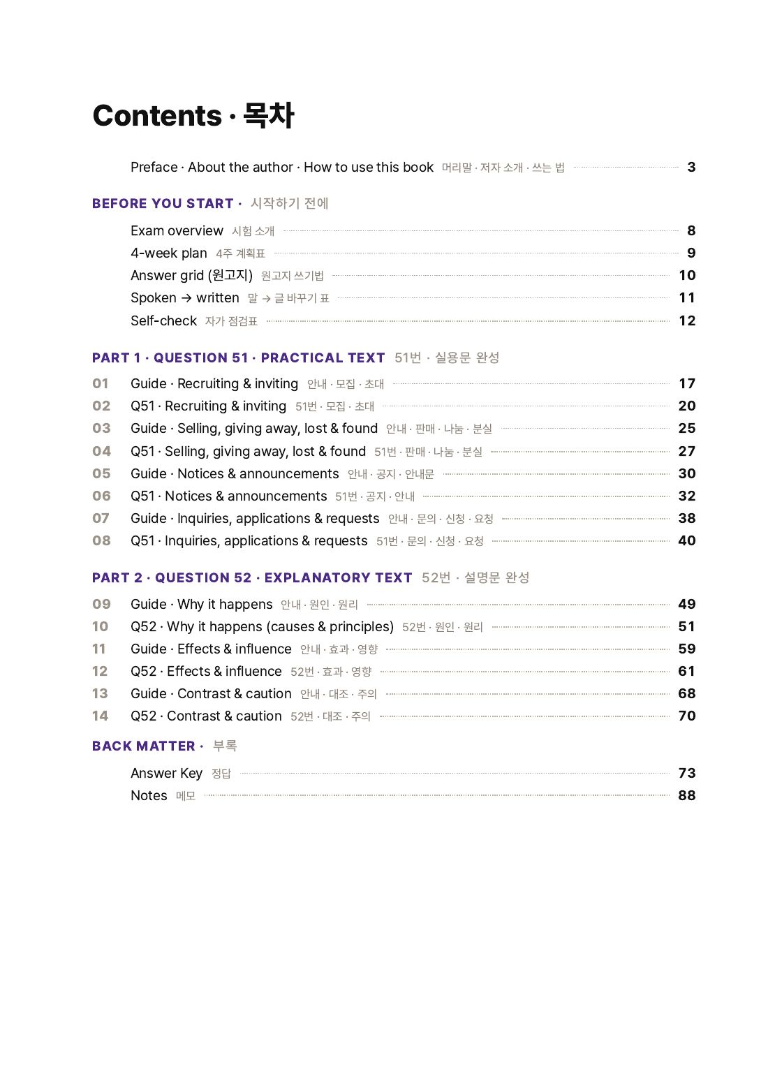 Contents